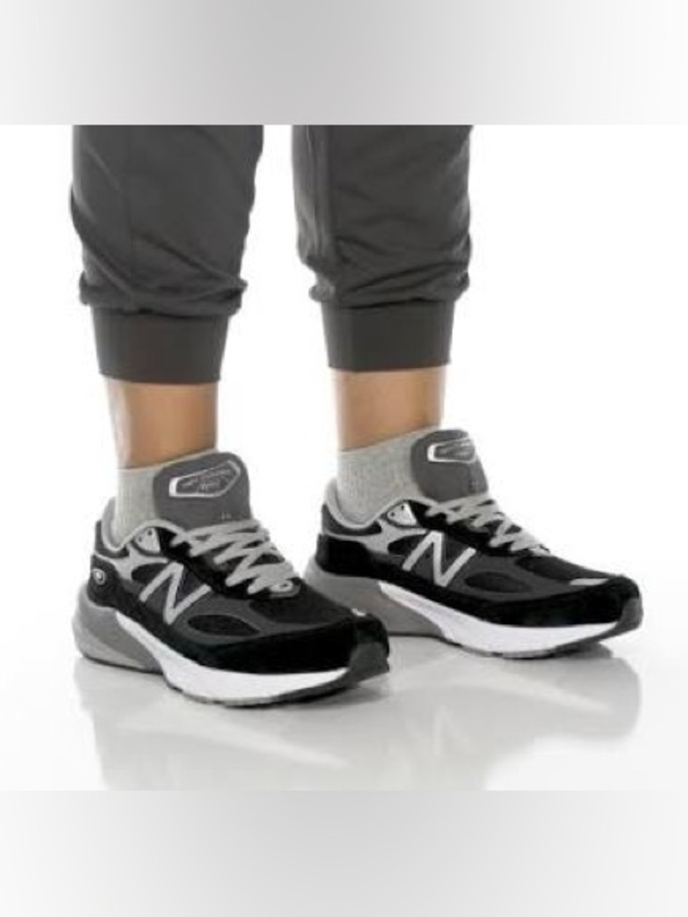 New Balance 990v6 Made in USA Black Grey White